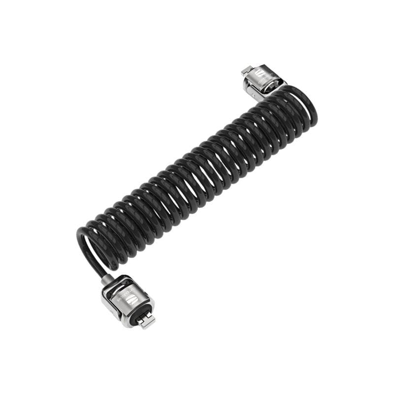 COMPULOCKS Dual Head Coiled Cable Keyed Lock - Sicherheitskabelschloss