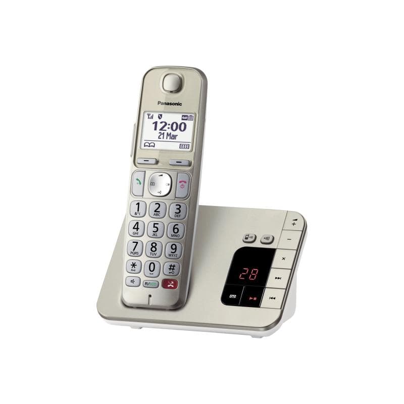 PANASONIC KX-TGE260GN DECT/GAP Schnurloses Telefon analog Anrufbeantworter, Babyphone, Freispre