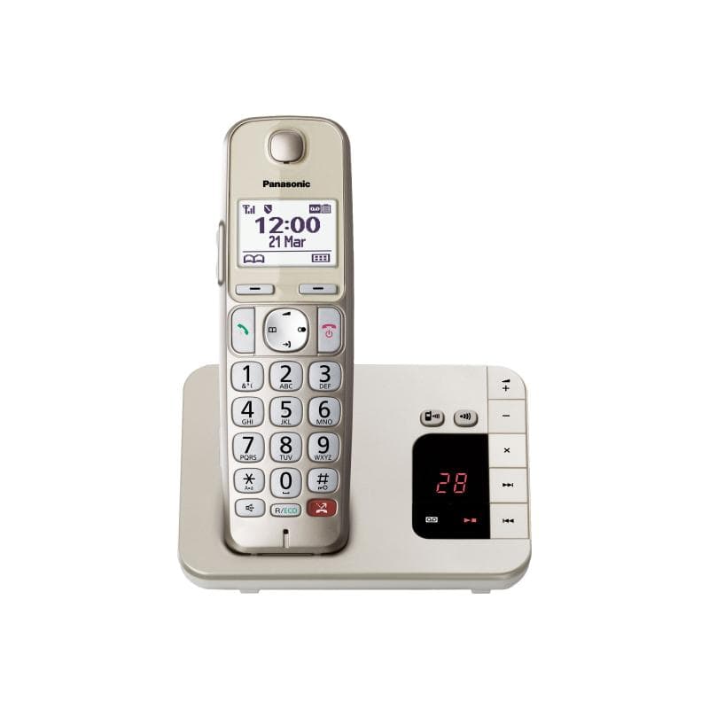 PANASONIC KX-TGE260GN DECT/GAP Schnurloses Telefon analog Anrufbeantworter, Babyphone, Freispre