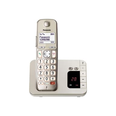 PANASONIC KX-TGE260GN DECT/GAP Schnurloses Telefon analog Anrufbeantworter, Babyphone, Freispre
