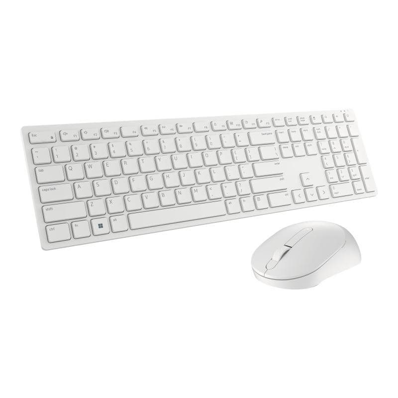 DELL Pro Wireless Keyboard and Mouse - KM5221W - German (QWERTZ) - White