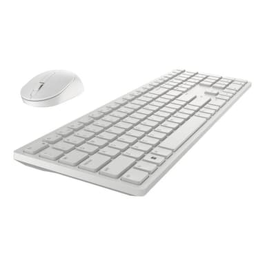 DELL Pro Wireless Keyboard and Mouse - KM5221W - German (QWERTZ) - White