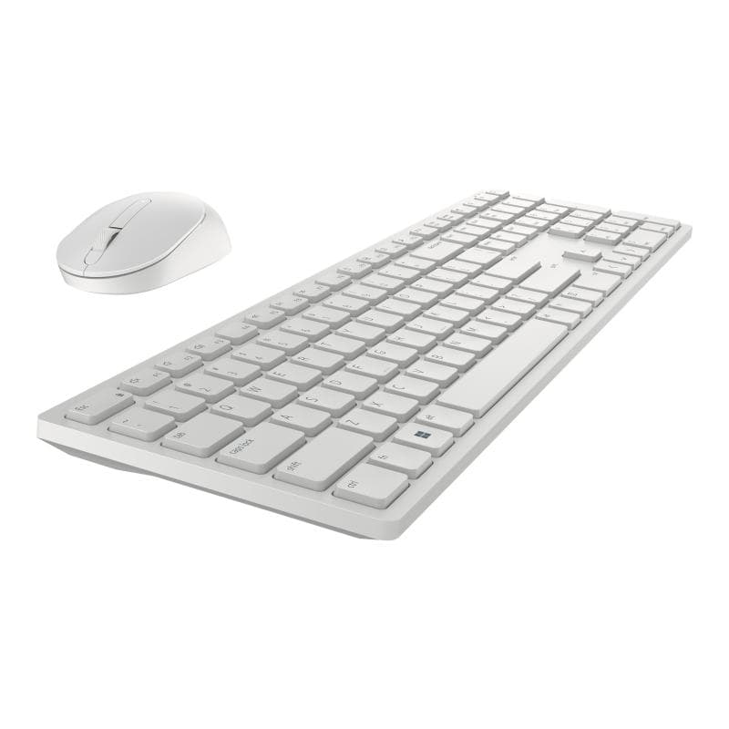 DELL Pro Wireless Keyboard and Mouse - KM5221W - German (QWERTZ) - White
