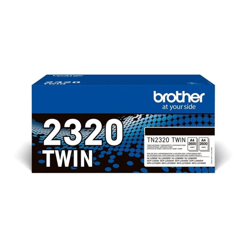 BROTHER Toner/TN2320TWIN Black 2x2600p