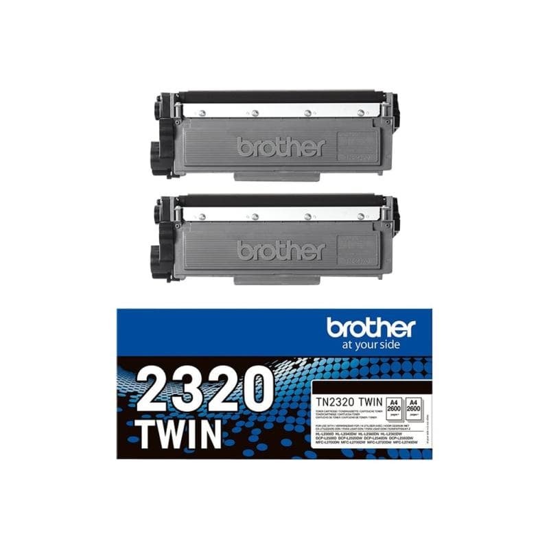 BROTHER Toner/TN2320TWIN Black 2x2600p