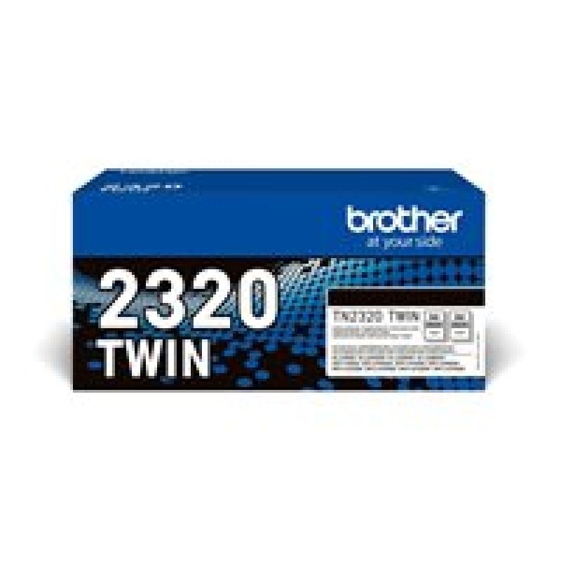 BROTHER Toner/TN2320TWIN Black 2x2600p