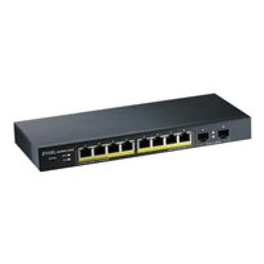 ZYXEL Switch  8x GS1900-10HP  GbE L2 POE+ /+2 SFP slots