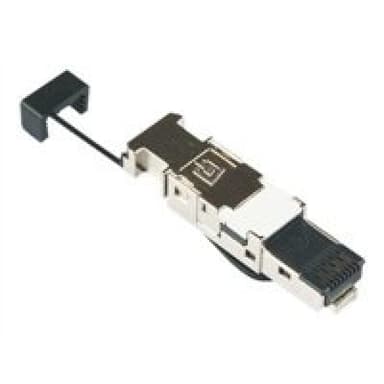 METZ CONNECT E-DAT Industrie IP20, feldkonfektionierbarer RJ45-Stecker, schwarz