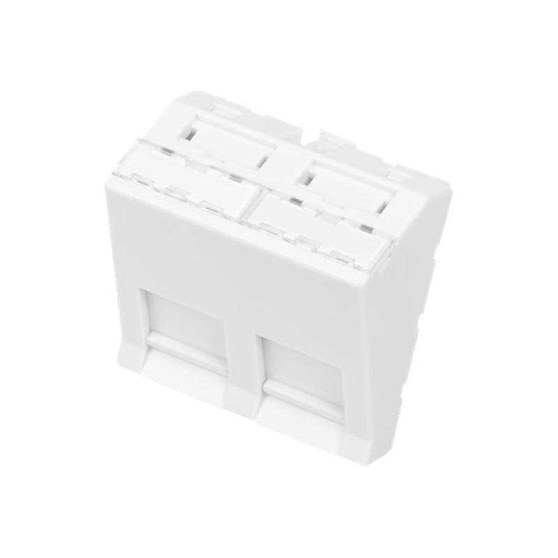 DIGITUS FRONT PANEL 2-PORT 45 X 45 MM