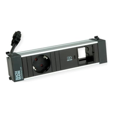 BACHMANN Power Frame 1xCEE7/3 916.505 1xUSB C 30W 1xCM 0,2m GST18