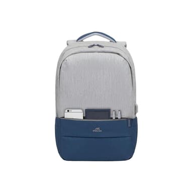 RIVACASE NB Rucksack Prater 17.3″ 7567 grau/dunkel blau