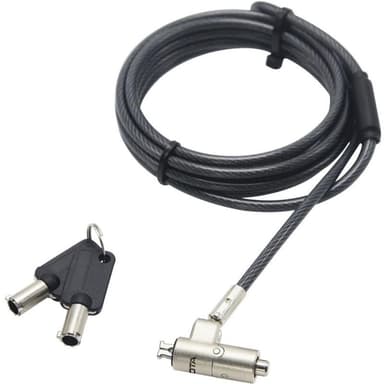 DICOTA Sec. Cable Nano Lock Ultra Slim Keyed, 2,5x6 mm slot