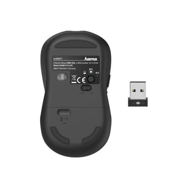 HAMA MW-650 Kabellos, Funk, Bluetooth® Maus Optisch Schwarz