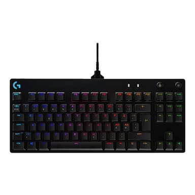 LOGITECH G PRO Mechanical Gaming Keyboard Clicky - BLACK - UK-Layout