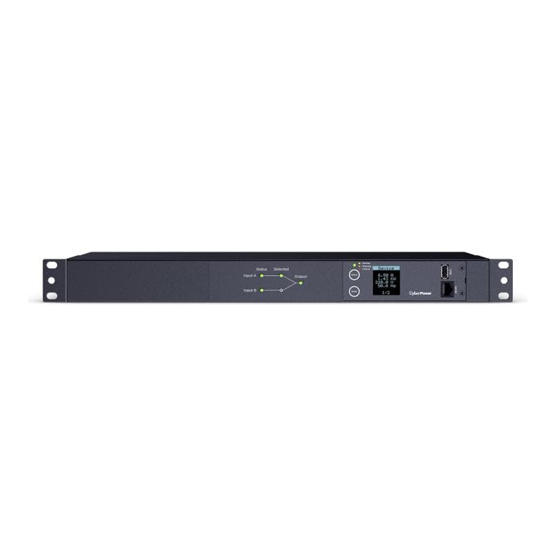 CYBERPOWER SYSTEMS PDU ATS Switch 19″ 2xIEC-C14 12xIEC-C13 230V/10A