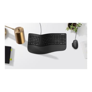 MICROSOFT Ergonomic Keyboard FR-Layout, schwarz