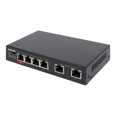 INTELLINET 6-Port Fast Ethernet Switch 4 PoE-Ports