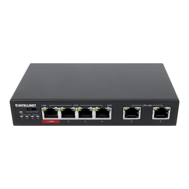 INTELLINET 6-Port Fast Ethernet Switch 4 PoE-Ports