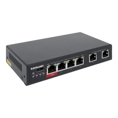 INTELLINET 6-Port Fast Ethernet Switch 4 PoE-Ports