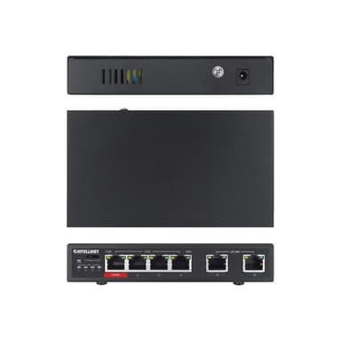 INTELLINET 6-Port Fast Ethernet Switch 4 PoE-Ports
