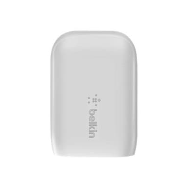 BELKIN 37W Dual Wall Charger PPS, 25W USB-C, 12W USB-A, weiß