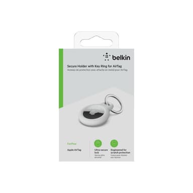 BELKIN Secure Holder mit Schlüsselanhänger für das AirTag weiß