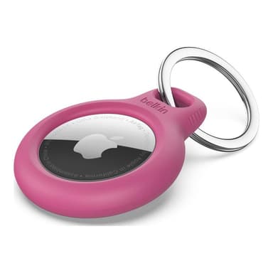 BELKIN Secure Holder mit Schlüsselanhänger für das AirTag pink