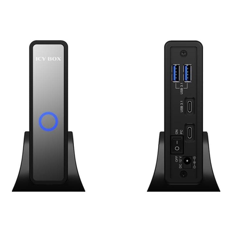 RAIDSONIC ICY BOX IB-382H-C31 USB Type-C Enclosure with integrated USB Hub for 8,89cm 3,5Zoll und 6,