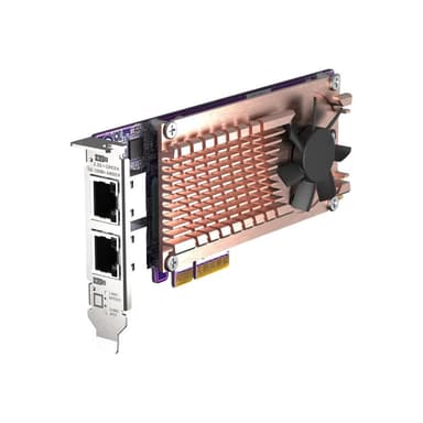 QNAP QM2 series Card 2x PCIe 2280 M.2 SSD slots PCIe Gen3x4 2x Intel I225LM 2.5GbE NBASE-T port