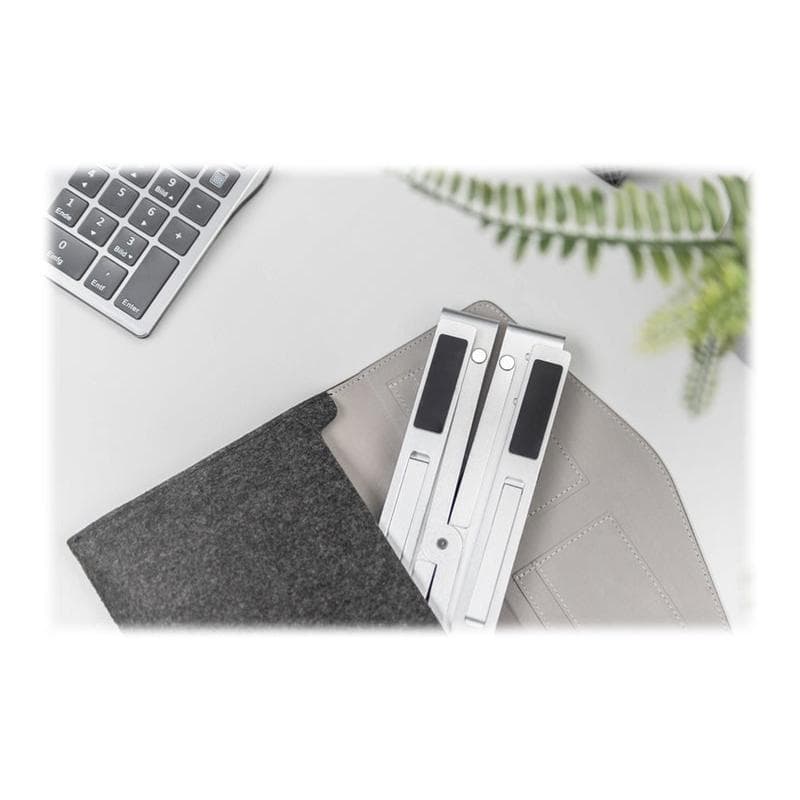DIGITUS Variabler Notebook-Ständer integr. USB-C Hub,5-Port