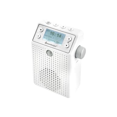 WÖRLEIN Soundmaster DAB60WE ws/si Badradio DAB+/UKW,Bluetooth,Akku,Bewegungsmelder