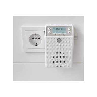 WÖRLEIN Soundmaster DAB60WE ws/si Badradio DAB+/UKW,Bluetooth,Akku,Bewegungsmelder