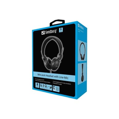 SANDBERG MiniJack Headset with Line-Mic