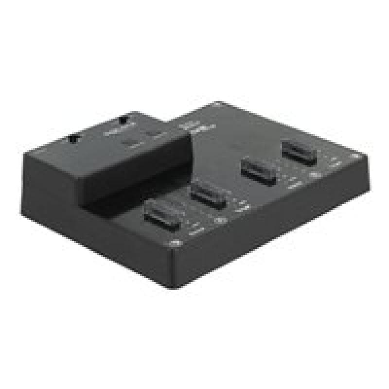 DELOCK M.2 Dockingstation für 4 x M.2 NVMe PCIe SSD mit Klon Funktion