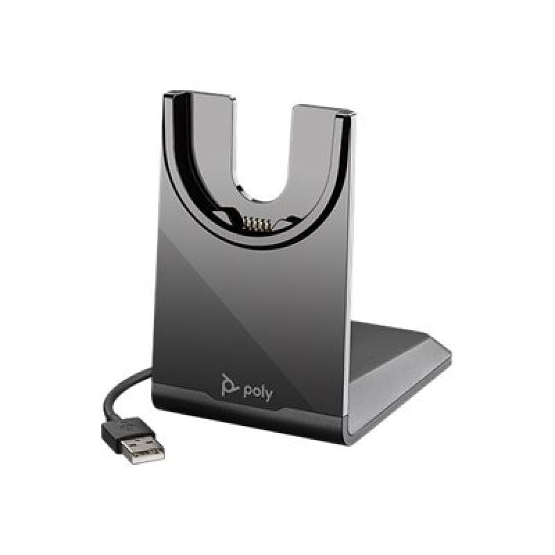 POLY Voyager Ladestation fuer Focus 2 und 4300 Serie USB-A Telefonie