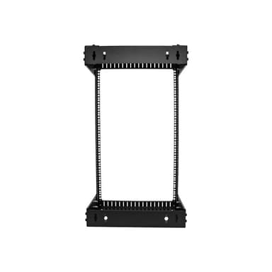 STARTECH.COM 18HE Netzwerkschrank 48,26cm 19Zoll für Wandmontage - Einstellbare Tiefe 30-50 cm - 2 P