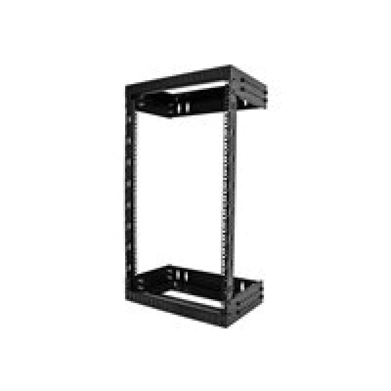STARTECH.COM 18HE Netzwerkschrank 48,26cm 19Zoll für Wandmontage - Einstellbare Tiefe 30-50 cm - 2 P