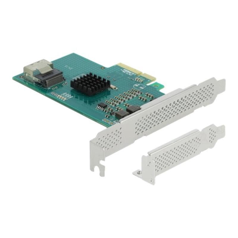 DELOCK PCI Express Karte zu 4 x SATA 6Gb/s RAID und HyperDuo - Low Profile Formfaktor