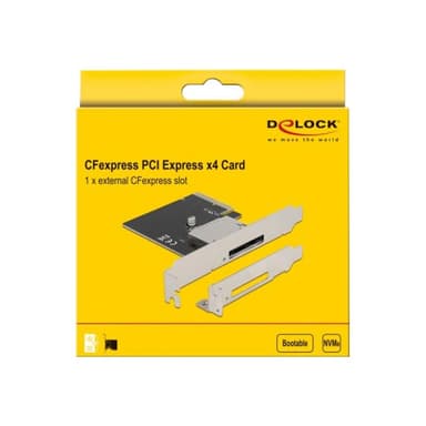 DELOCK PCI Express Karte zu 1xextern CFexpress Slot