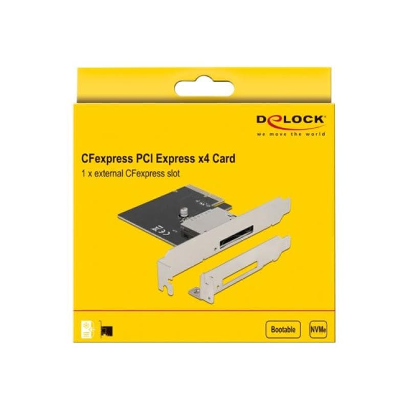 DELOCK PCI Express Karte zu 1xextern CFexpress Slot