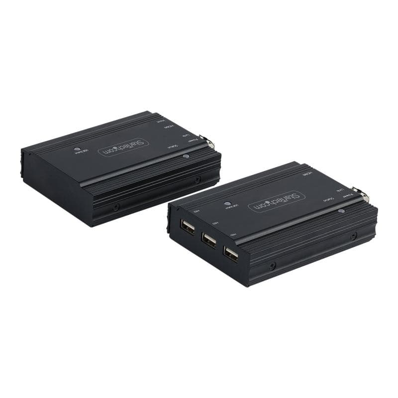 STARTECH.COM 4K HDMI USB LWL Extender - bis zu 300m MultiMode - 2x 10G MMF SFP+ Modul - KVM Extensio