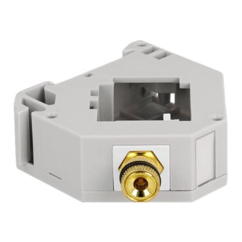 DELOCK Hutschienenadapter mit Keystone Polklemme zu Polklemme