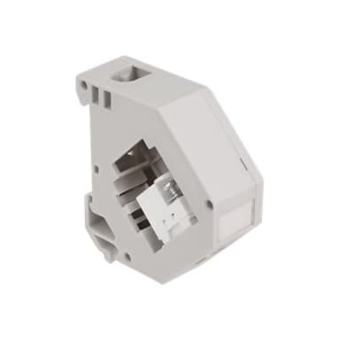 DELOCK Hutschienenadapter mit Keystone IEC Buchse zu Terminalblock