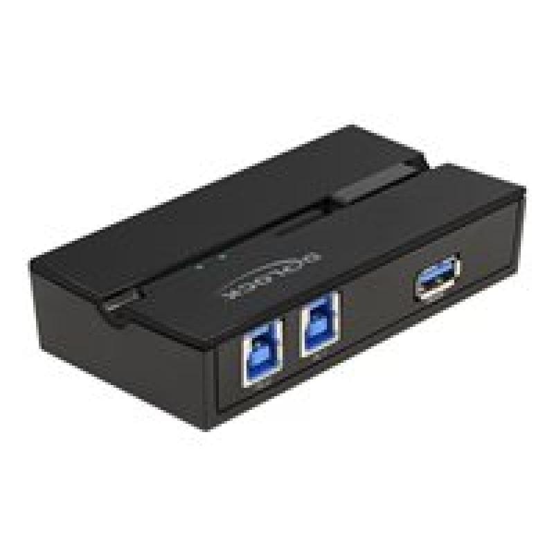 DELOCK USB 3.0 Switch für 2 PC an 1 Gerät