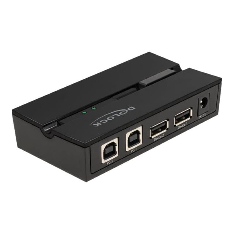 DELOCK USB 2.0 Switch für 2 PC an 2 Geräte