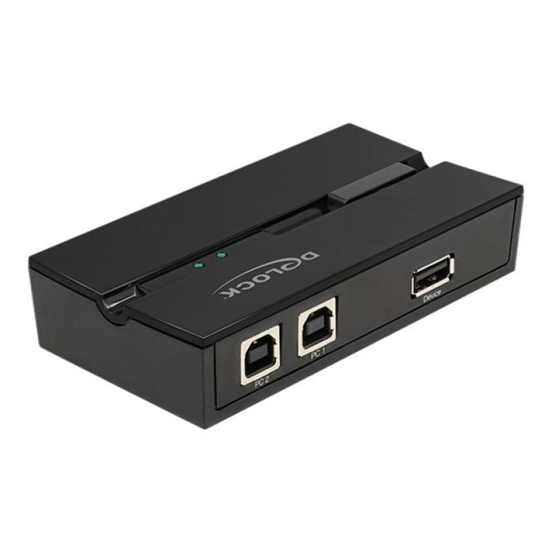 DELOCK USB 2.0 Switch für 2 PC an 1 Gerät