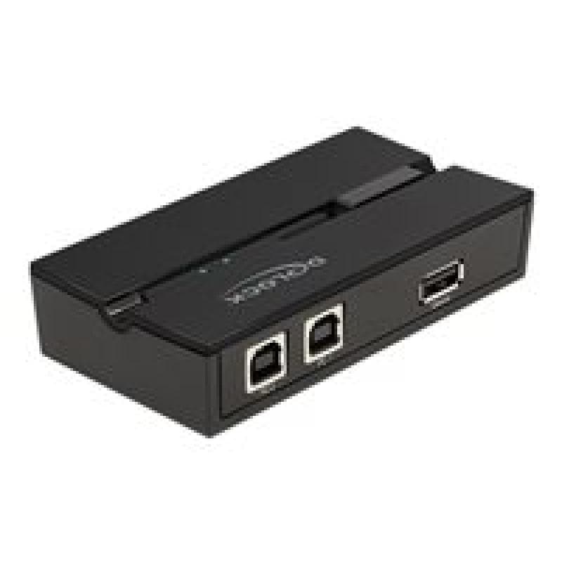 DELOCK USB 2.0 Switch für 2 PC an 1 Gerät