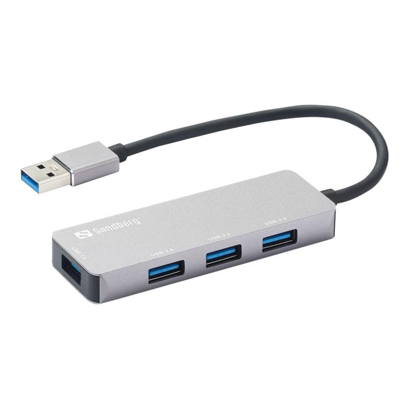 SANDBERG USB-A Hub 1xUSB3.0+3x2.0 SAVER