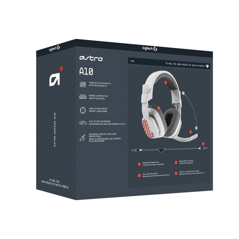 LOGITECH ASTRO A10 WIRED HEADSET