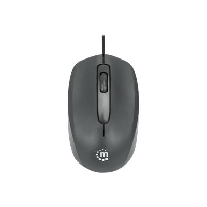 MANHATTAN Comfort II Optische USB-Maus schwarz